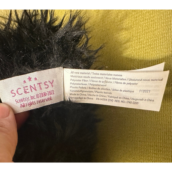 Scentsy Buddy Toucan Plush Stuffed Animal Black Orange Beak Blue Feet Retired - Picture 7 of 16